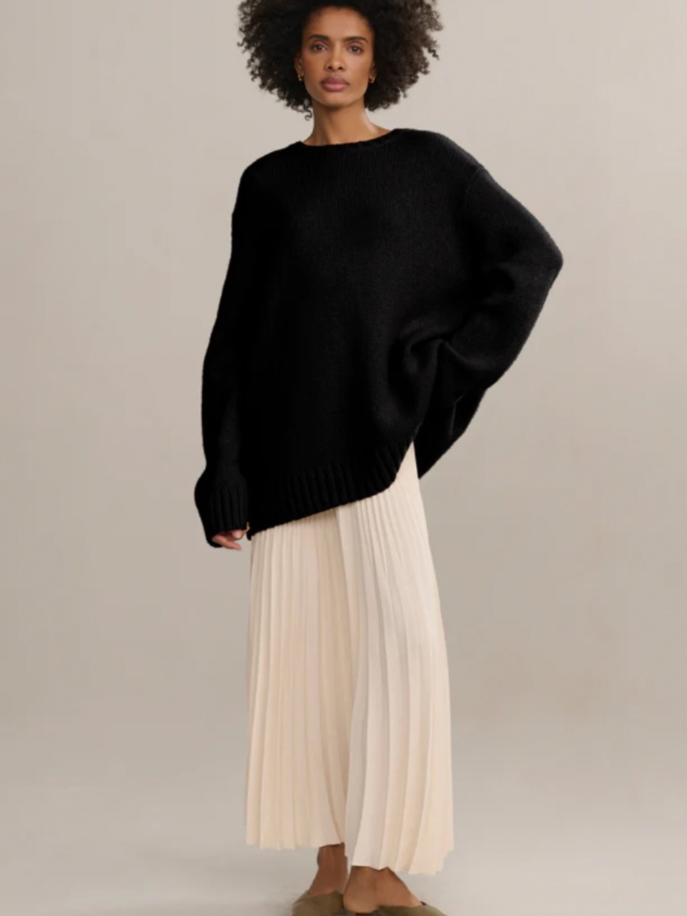 JENNI KAYNE Beautiful Amelia Oversized Cashmere Sweater S NWT $545!!